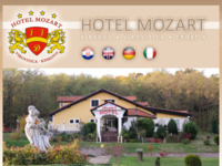 Frontpage screenshot for site: Hotel Mozart, Virovitica (http://www.hotelmozart.hr/)