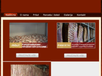 Slika naslovnice sjedišta: Proizvodnja pršuta na tradicionalan način (http://www.dalmatinski-prsut.com/)