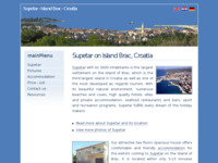 Frontpage screenshot for site: (http://supetar.caprie.net/)