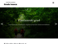 Frontpage screenshot for site: Ivanečki turistički portal (http://www.ivanec-turizam.hr)