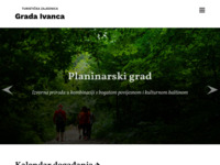 Frontpage screenshot for site: Ivanečki turistički portal (http://www.ivanec-turizam.hr)