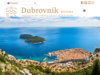 Frontpage screenshot for site: (http://www.visitdubrovnik.hr/)