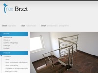 Frontpage screenshot for site: (http://www.inox-brzet.hr/)