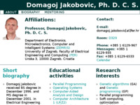 Frontpage screenshot for site: Yetijeva Jazbina (http://www.zemris.fer.hr/~yeti)
