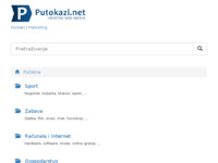 Frontpage screenshot for site: (http://www.putokazi.net/)