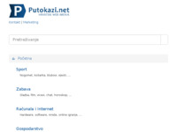 Frontpage screenshot for site: (http://www.putokazi.net/)