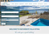 Frontpage screenshot for site: (http://www.apartments-villa-cetina-omis.com)