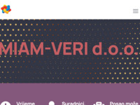 Frontpage screenshot for site: Miam-Veri (http://www.miam-veri.com/)