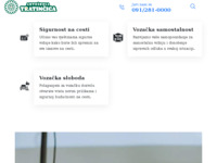 Frontpage screenshot for site: Autoškola Tratinčica (http://www.autoskola-tratincica.hr/)