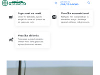 Frontpage screenshot for site: (http://www.autoskola-tratincica.hr/)