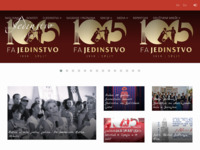 Frontpage screenshot for site: KUD Jedinstvo (http://www.kud-jedinstvo.hr/)