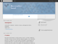 Frontpage screenshot for site: (http://www.recreativoband.blogspot.com)