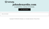 Frontpage screenshot for site: (http://www.johndenardis.com/)
