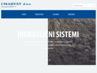 Frontpage screenshot for site: Charvat d. o. o., Daruvar (http://www.charvat.hr)