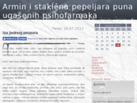 Frontpage screenshot for site: Armin i staklena pepeljara puna ugašenih psihofarmaka (http://armin.blog.hr/)