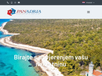 Frontpage screenshot for site: PanAdria nekretnine (http://www.panadria.hr)