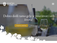 Frontpage screenshot for site: (http://www.ilocki-podrumi.hr)