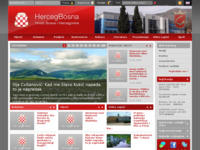 Frontpage screenshot for site: (http://www.hercegbosna.org/)
