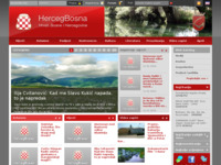 Frontpage screenshot for site: (http://www.hercegbosna.org/)