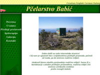 Frontpage screenshot for site: Pčelarstvo Babić (http://www.med-babic.hr)