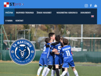 Frontpage screenshot for site: (http://www.nc-maksimir.hr/)