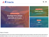 Frontpage screenshot for site: (http://www.sobrecroacia.com)