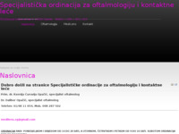 Frontpage screenshot for site: (http://www.poliklinika-oftalmologija-gastroenterologija.hr)