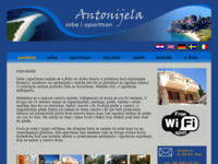 Frontpage screenshot for site: Sobe i apartman Antonijela (http://www.antonijela.com)