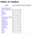 Frontpage screenshot for site: (http://www.hrmodeler.com/makos/)