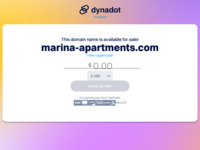 Frontpage screenshot for site: (http://www.marina-apartments.com)