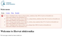 Slika naslovnice sjedišta: Horvat elektronika (http://www.horvat-elektronika.hr/)