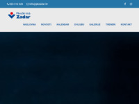 Slika naslovnice sjedišta: Plivački klub Zadar (http://www.pkzadar.hr/)