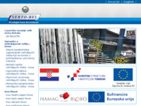 Frontpage screenshot for site: (http://www.serto-bel.hr/)
