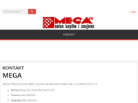 Frontpage screenshot for site: (http://www.mega-sisak.com)