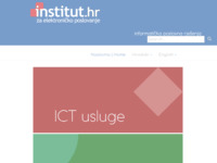Frontpage screenshot for site: (http://www.institut.hr)