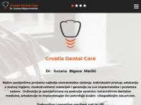 Frontpage screenshot for site: Estetska stomatološka ordinacija (http://www.croatiadentist.com)