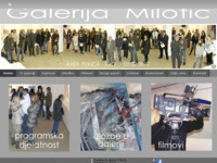 Frontpage screenshot for site: Galerija Milotić (http://www.gallerymilotic.hr)