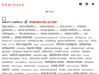 Frontpage screenshot for site: Komikaze (http://www.komikaze.hr/)