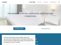 Frontpage screenshot for site: Turistički katalog Croatia (http://www.croinfo.info/)