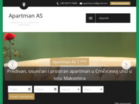 Frontpage screenshot for site: Apartman As Zagreb (http://www.apartman-as.com/)