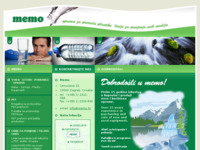 Frontpage screenshot for site: (http://www.memo.hr)