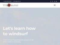 Frontpage screenshot for site: Tsunami windsurfing camp (http://www.surf.hr/)