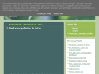 Frontpage screenshot for site: (http://istra.blogspot.com/)