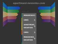 Frontpage screenshot for site: Apartmani Nevenka - Sumpetar (http://www.apartmani-nevenka.com)