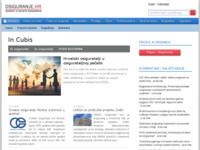 Frontpage screenshot for site: Informatika u osiguranju, osiguranje (http://www.osiguranje.com)