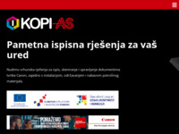 Frontpage screenshot for site: Kopi - As  d.o.o. (http://www.kopias.hr)