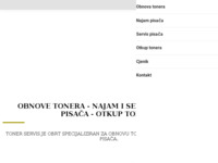 Frontpage screenshot for site: Toner servis (http://www.tonerservis.hr/)