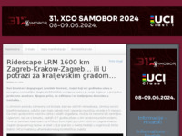 Frontpage screenshot for site: Brdsko biciklistički klub Šišmiš Samobor (http://www.bbk-sismis.hr)