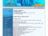 Frontpage screenshot for site: Pomorac Damir Alduk (http://www.inet.hr/~daalduk/)