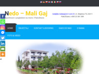 Frontpage screenshot for site: Apartmani Nedo - Pakoštane (http://www.nedo-maligaj.hr)